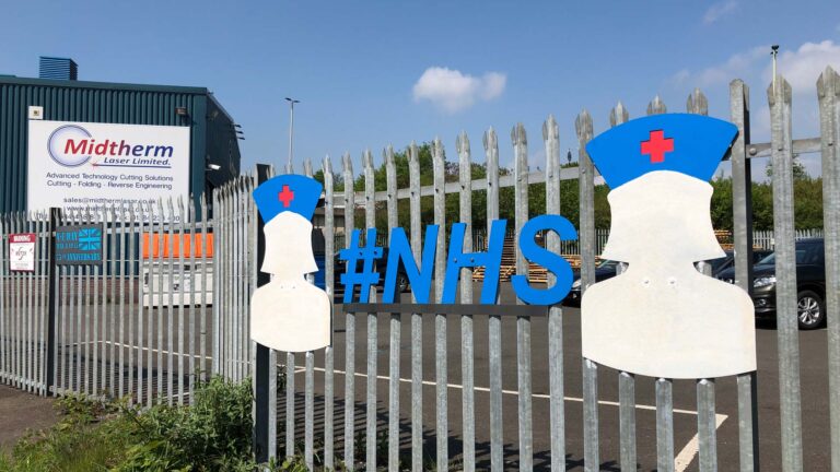 supporting the nhs plaque