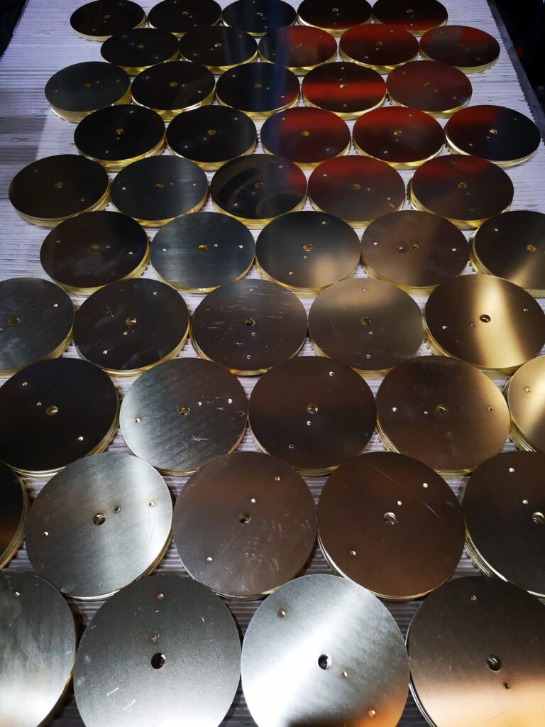 Examples of brass usage in manufacturing - spinning is particularly good as brass is machined easily