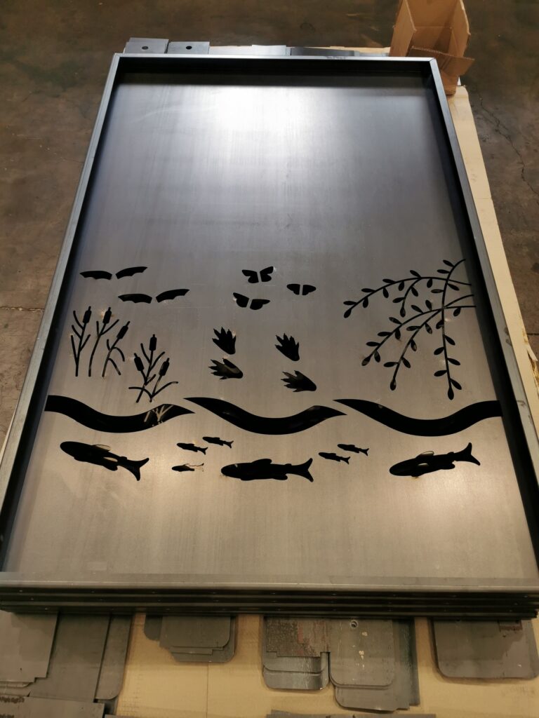 Public art installations can also be formed on our press brakes