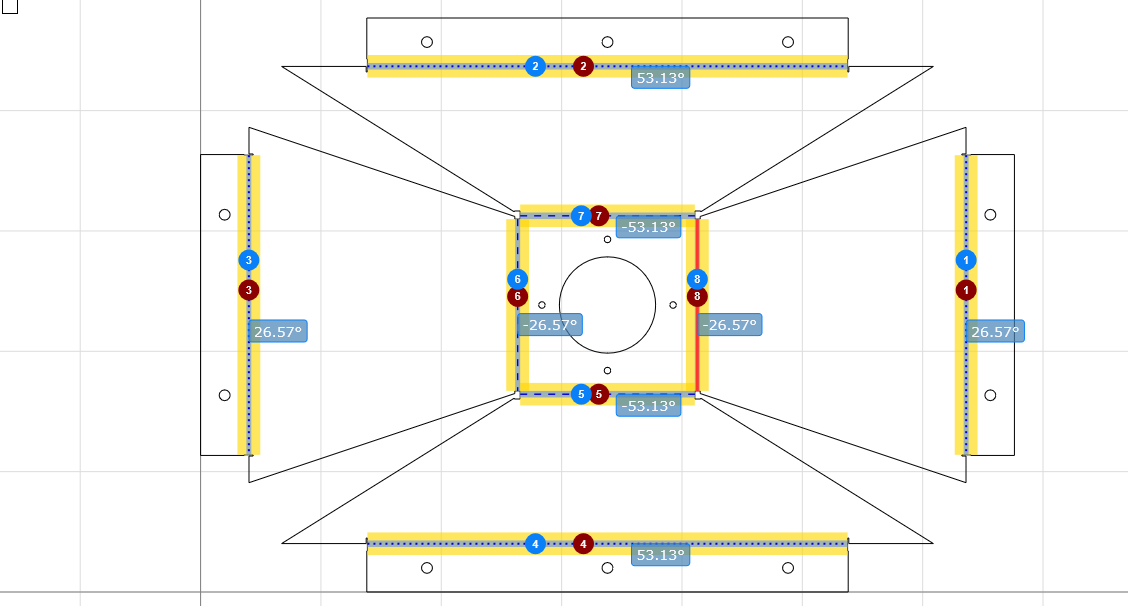 a flat pattern of the part going through the tooling checks