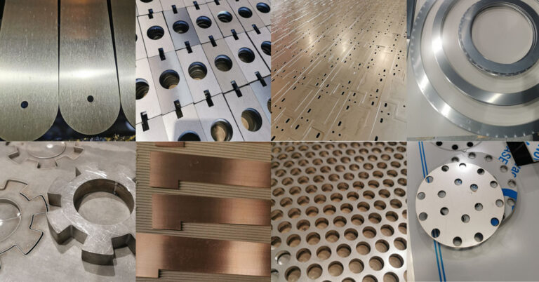 A variety of material examples of what we can cut