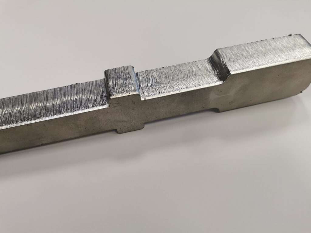 25mm Stainless steel showing edge quality example