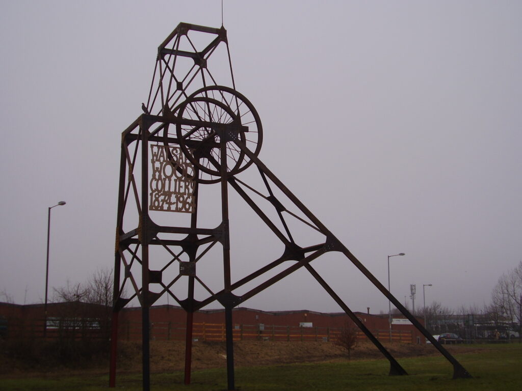 Some decorative laser cutting for the Walsall pit head monument