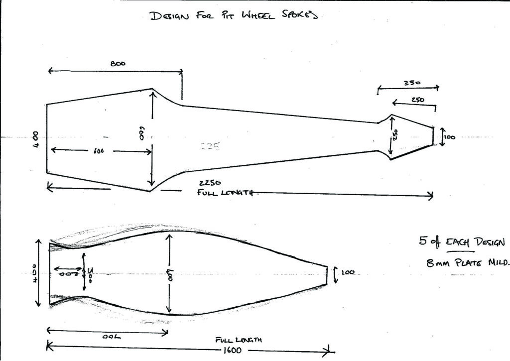 An example of a sketch sent in for an artistic job