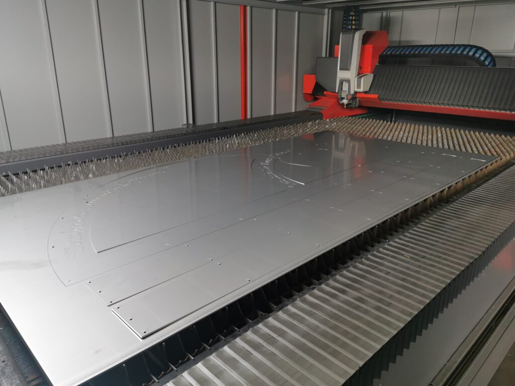 An image showing Common Laser Cutting Questions Answered our machine bed