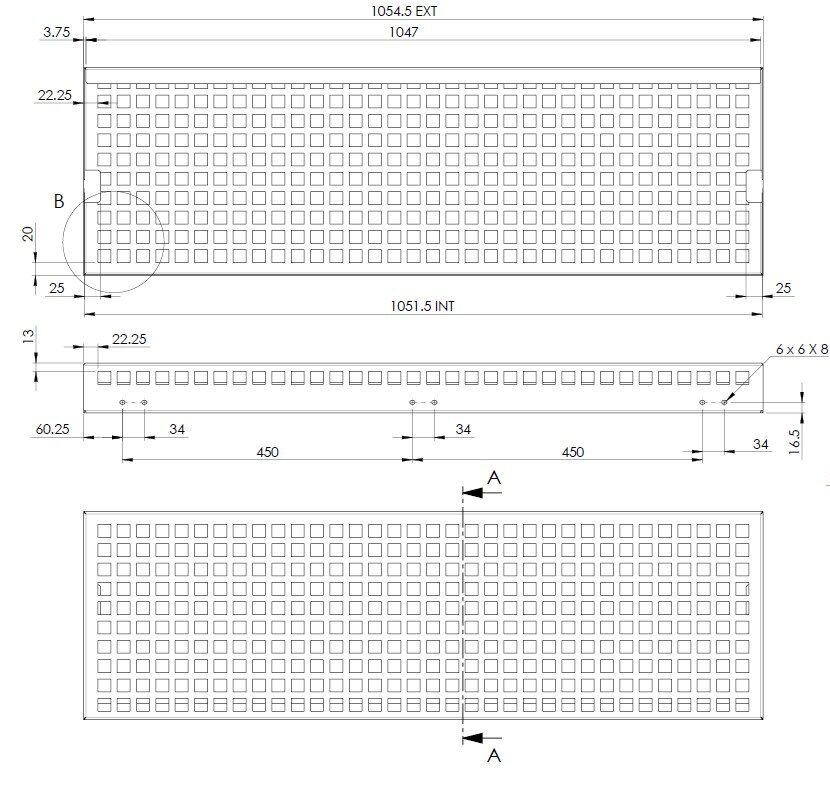 customers image showing the formed tray, we then have to flatten this out for quoting and cutting