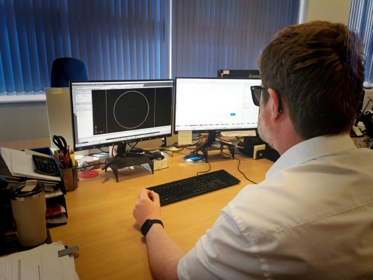 Quoting in action, using our software to obtain an accurate quote