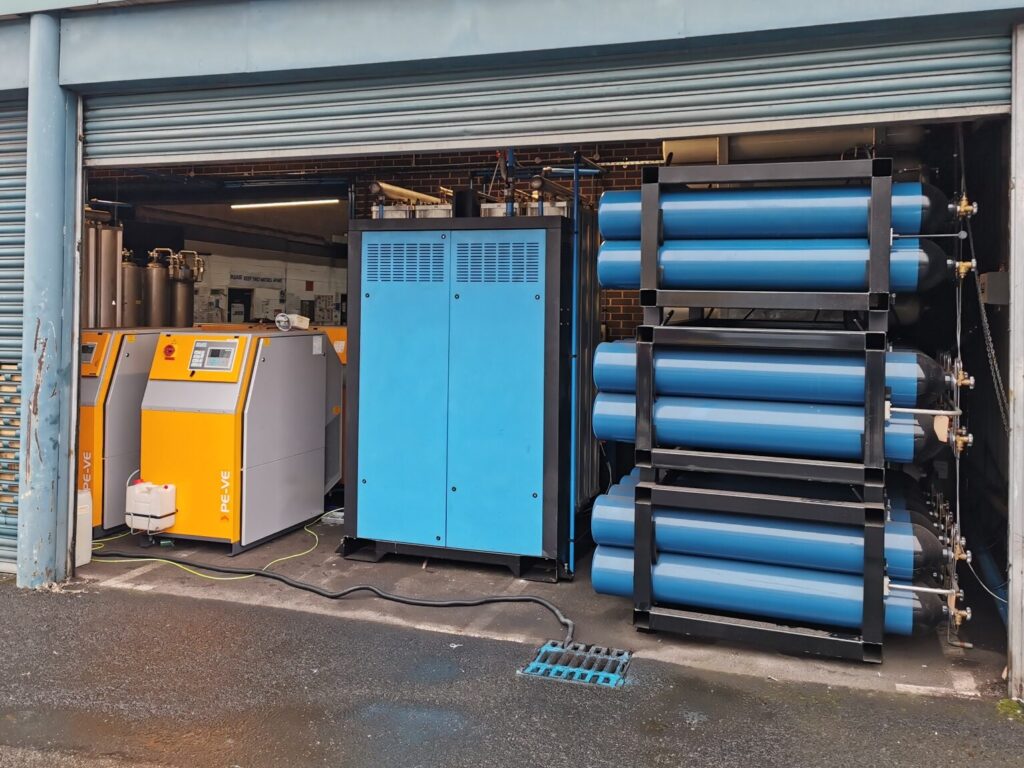 The nitrogen generator after its upgrade in 2018