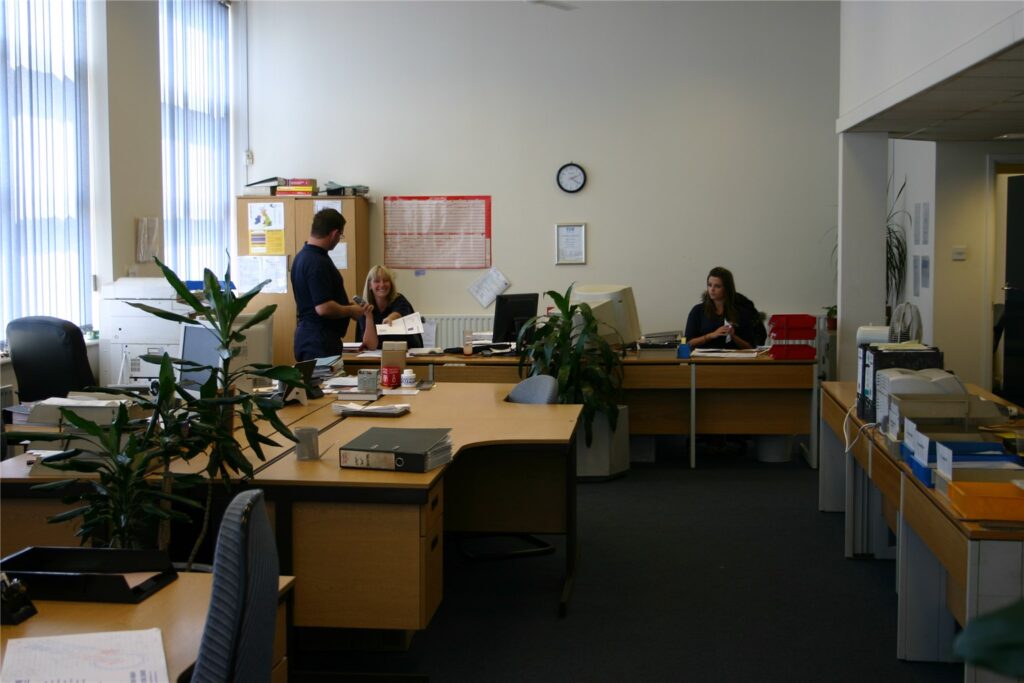 Our offices when we first moved to Peartree Lane in 2004.