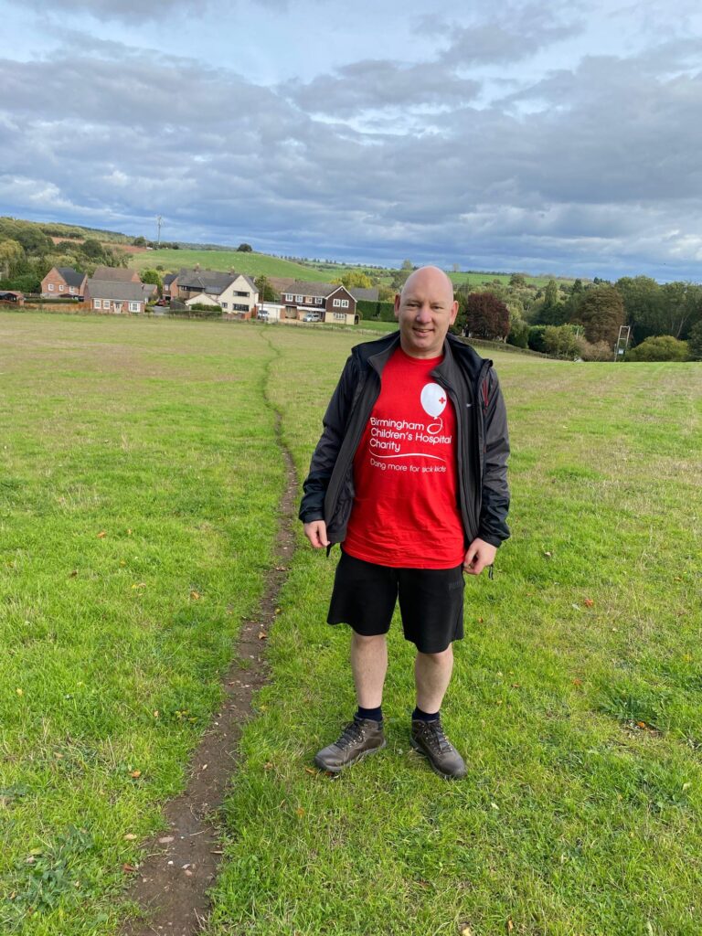 October Charity Challenge - Gavin on his walk