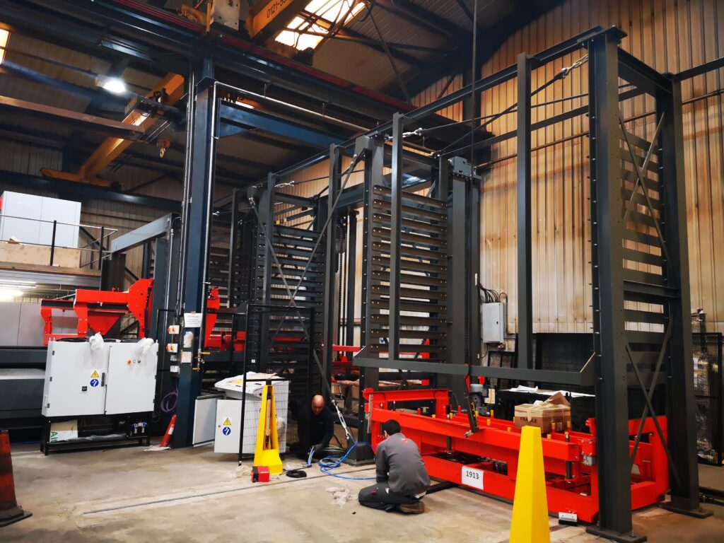 10kw fiber laser with tower storage