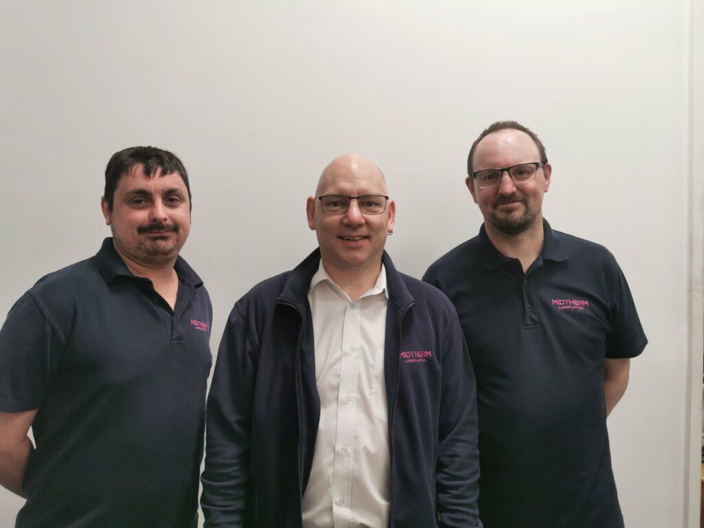 October Charity Challenge Rhys, Gavin and Anthony ready for the off!