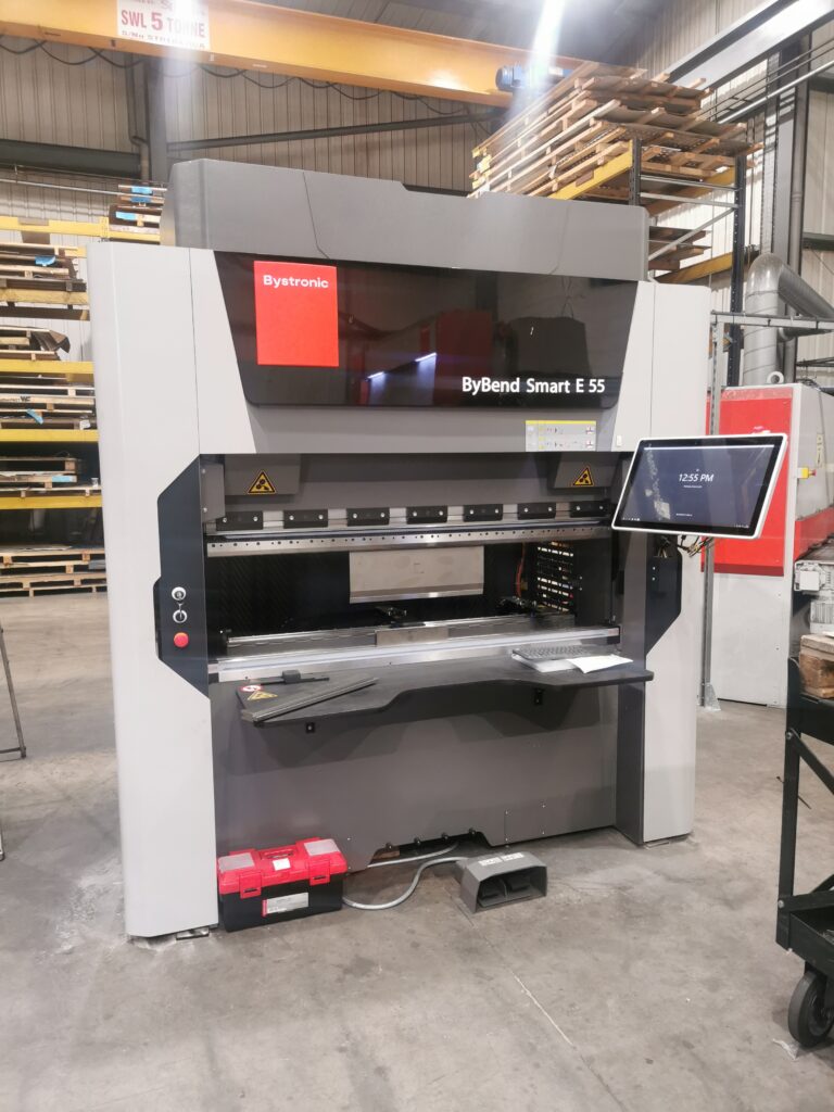 An image showing Common Laser Cutting Questions Answered our 55 tonne press